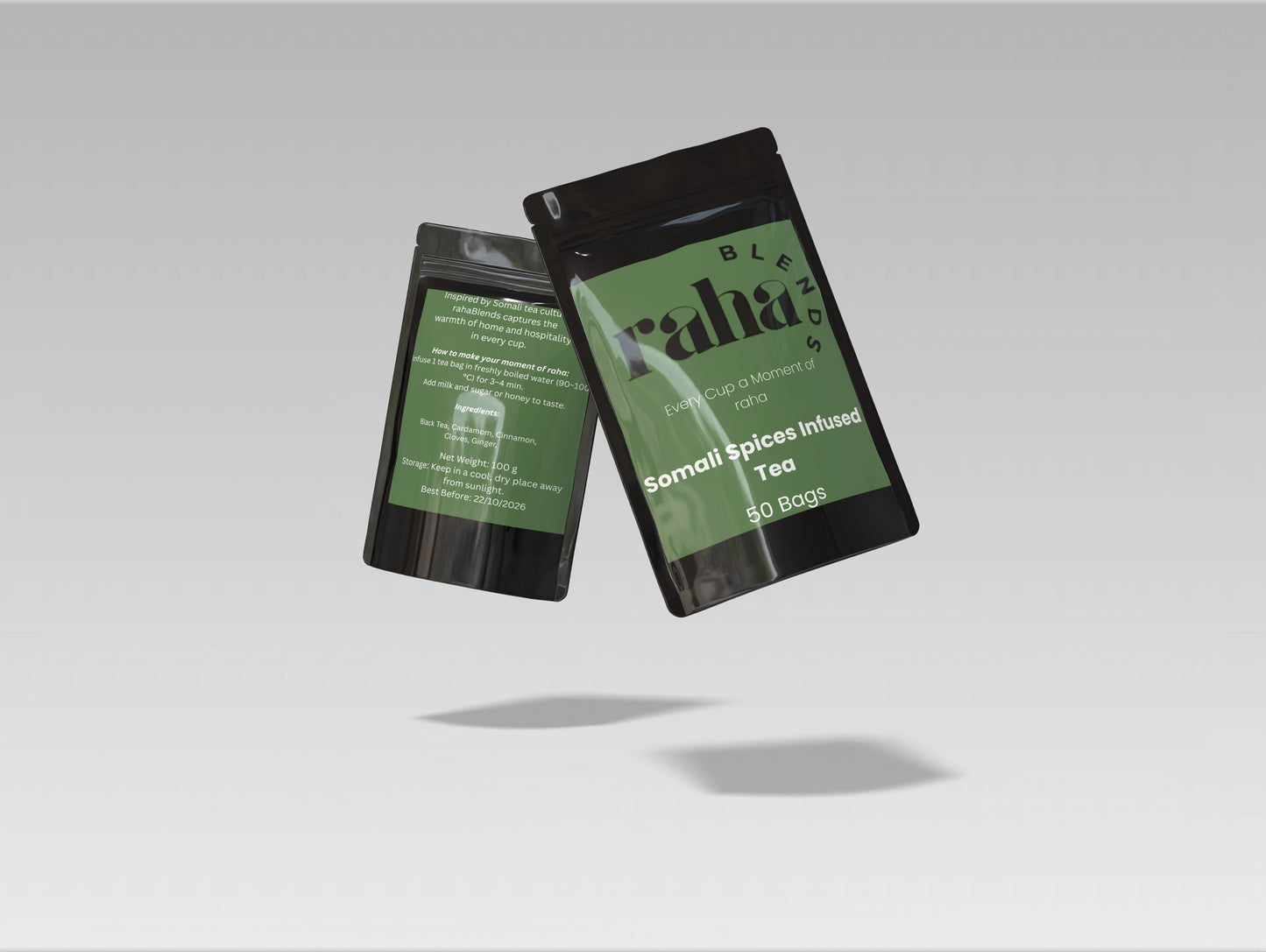 rahaBlends – Somali Spices Infused Tea (50 Tea Bags)